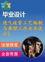 進(jìn)氣歧管工藝編制與典型工序夾具設(shè)計[3d-proe]【6張cad圖紙、工藝卡片和說明書】